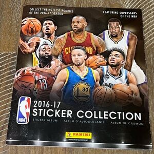 NBA 2016-17 Sticker & Card Collection sticker album book